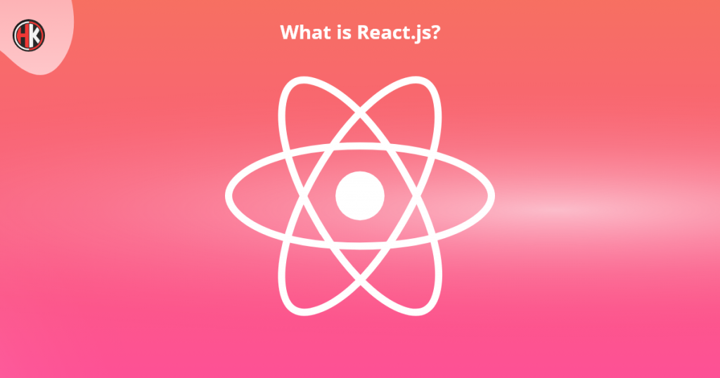 what is react.js with its logo