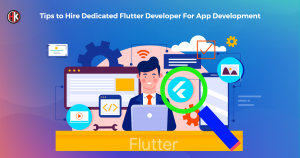 Tips to hire flutter developer with a men vector