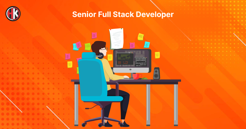 Dedicated senior developer working on different languages and frameworks on computer 