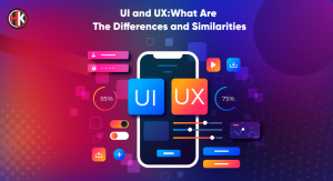 Mobile app shows the information about UI UX Designs and their components